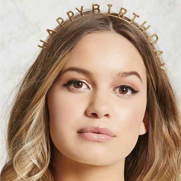 Accessories - Gold Happy Birthday Headband. FREE with Bundle!